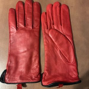 Leather gloves size Large